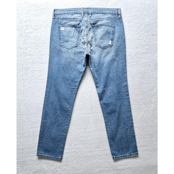 CURRENT ELLIOTT the-fling-tattered-destroy intermix goop boyfriend jeans $335 28 - Picture 10 of 16